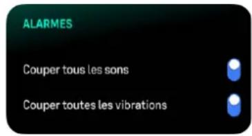 SUUNTO Nautic - Couper le son et les vibrations - 1