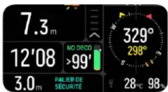 SUUNTO Nautic - Utilisation de la boussole en plongée - 2