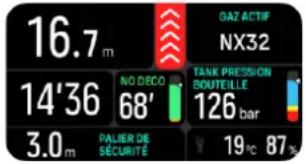 SUUNTO Nautic - Alarmes de plongée obligatoires - 1