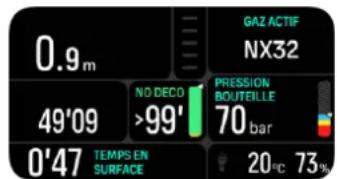 SUUNTO Nautic - Informations de plongée essentielles - 6