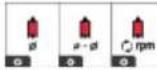 HILTI DD 160-22 - Opções de menu - 9