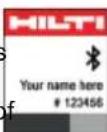 HILTI DD 160-22 - Display after powering up - 1