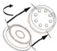 HOMEDICS PED-600-EU - Utilisation de la plaque abrasive - 1