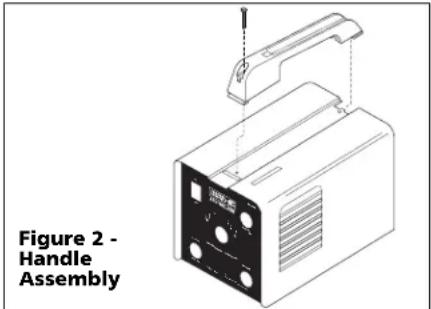 Campbell Hausfeld WS099001AV - HANDLE ASSEMBLY-MODELS WS0950, WS1000 AND WS1020 ONLY - 1