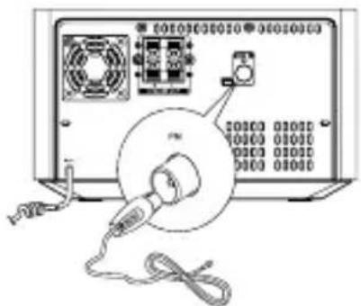 MUSE M-62 BTS - De FM-antenne aansluiten - 1