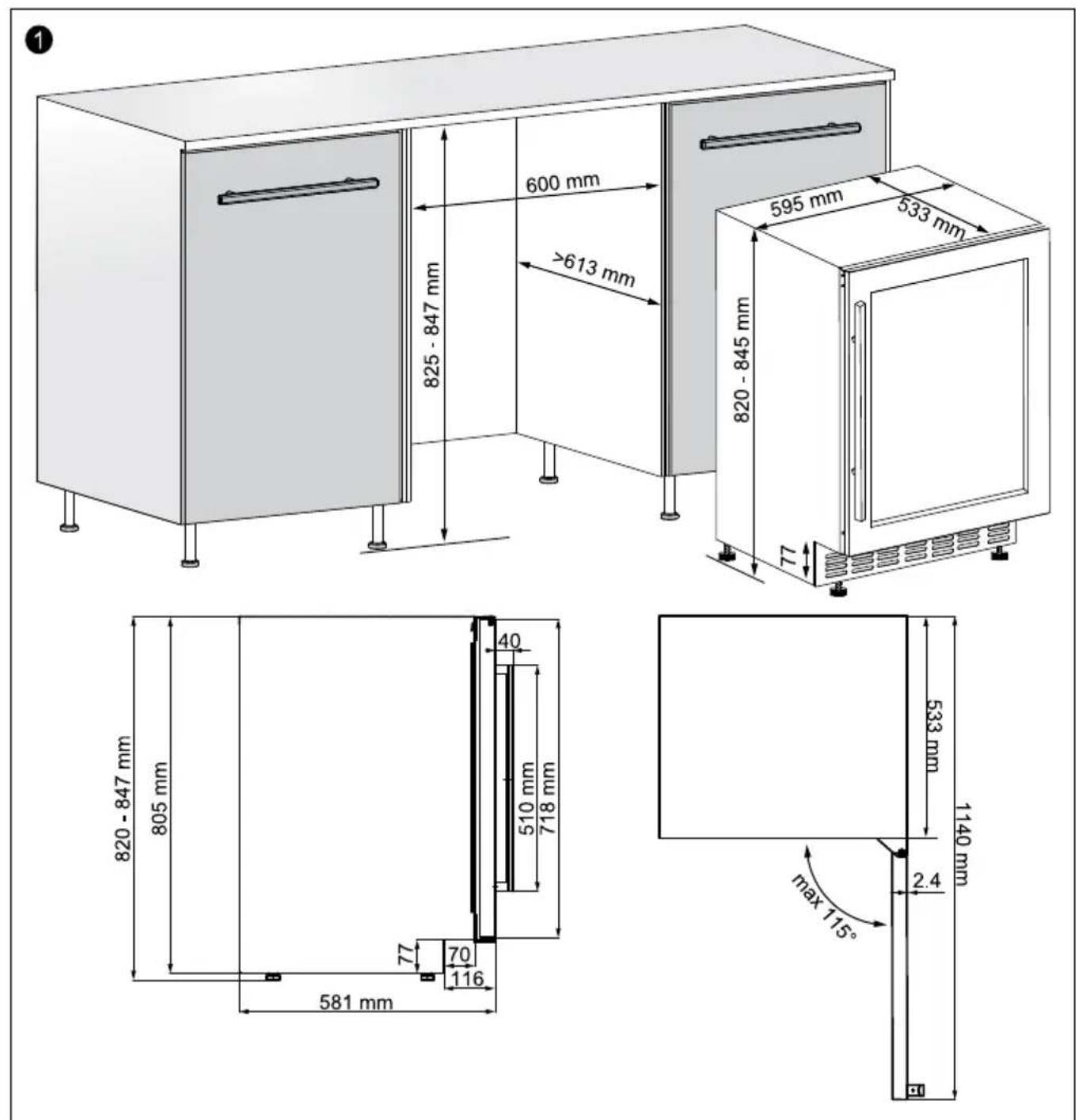 INVENTUM IKW0822D - 16