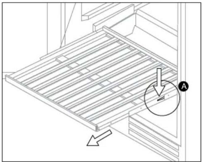 INVENTUM IKW0822D - DE UITTREKBARE SCHAPPEN VERWIJDEREN - 1