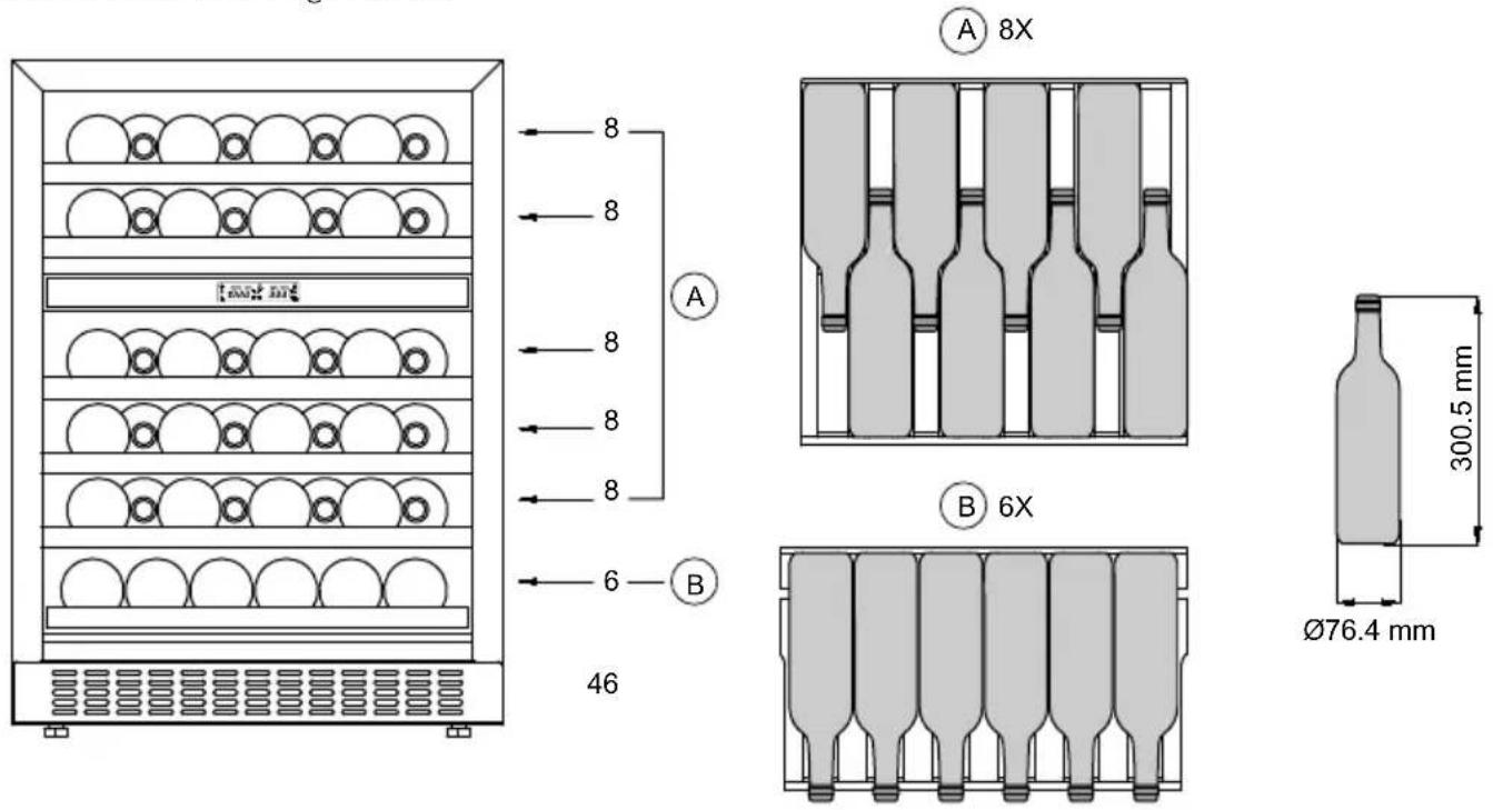 INVENTUM IKW0822D - EINTEILUNG - 1