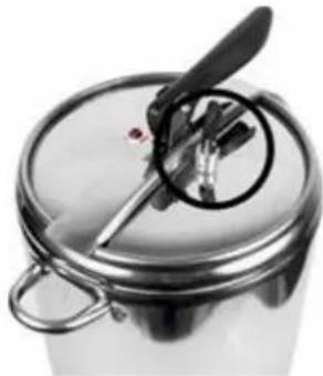Browin 340112 - OPENING THE PRESSURE COOKER - 1