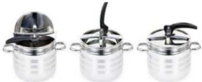 Browin 340112 - DO NOT BOIL WITHOUT WATER IN THE PRESSURE COOKER! - 1