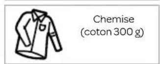 Chemise (coton 300 g)