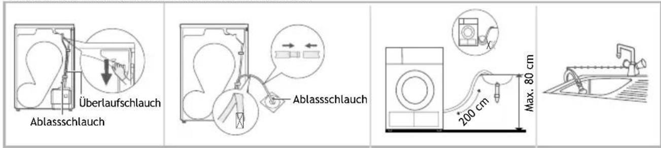 INVENTUM VDW9030W - DEN EXTERNEN ABLASSSCHLAUCH ANSCHLIESSEN - 1
