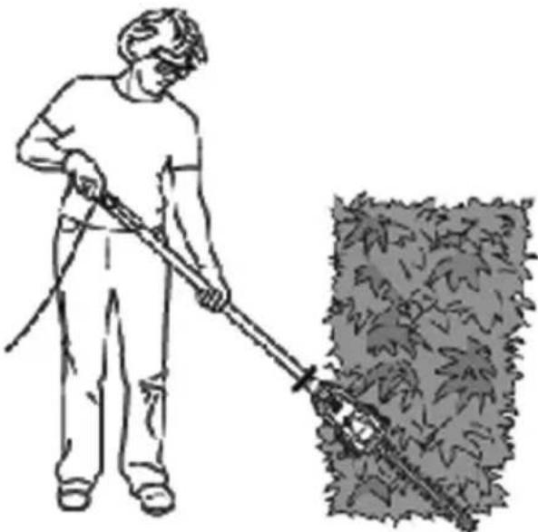 FLEXOTRIM THS 500 PRO - Експлоатация на телескопичните ножици за жив плет - 3