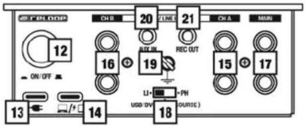 Reloop PTB2 - DENOMINACIONES - 1