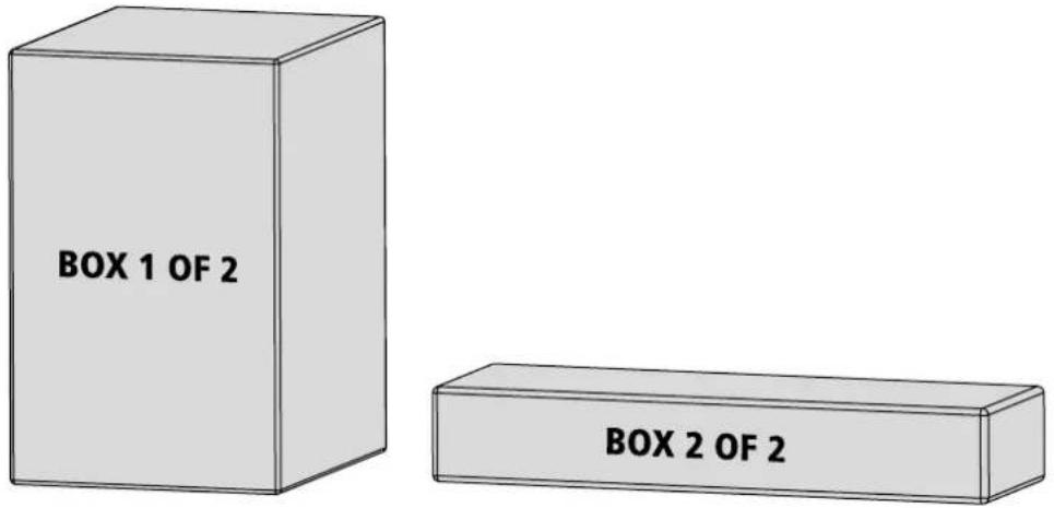 RCF EVOX J9 - CONTENU DES CARTONS - 1