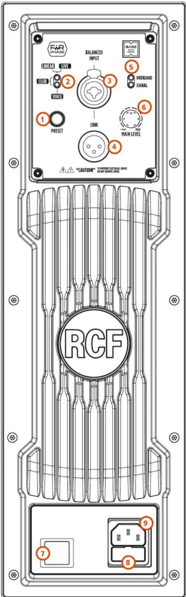 RCF EVOX J9 - WARNING! VORSICHT! Zur Vermeidung von elektrischen - 1
