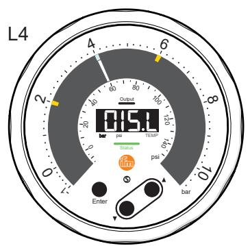 IFM PG1408 - Layout do display - 4