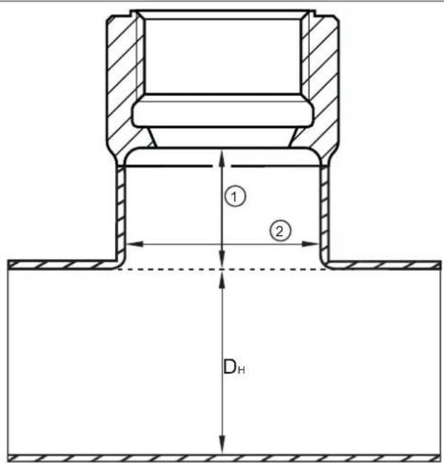 IFM E30597 - Utilisation sur une pièce en T : - 2