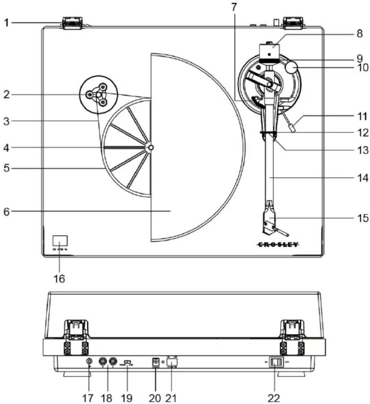 Crosley C6C - Product Description - 1