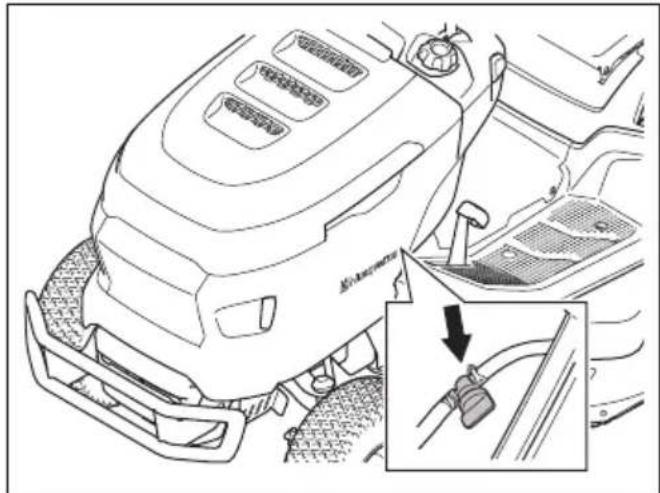 HUSQVARNA TS 218T - シートの調整方法 - 3