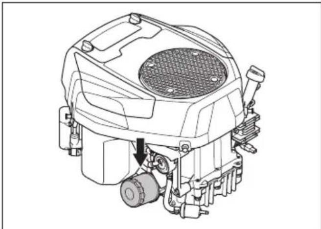 HUSQVARNA TS 218T - To replace the oil filter - 2