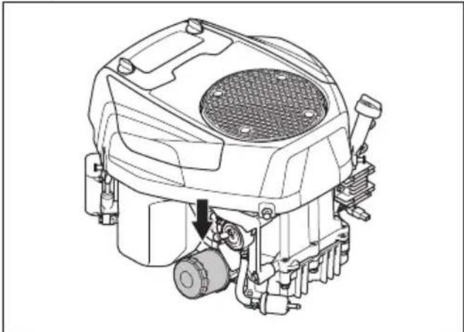 HUSQVARNA TS 218T - オイルフィルターの交換 - 2