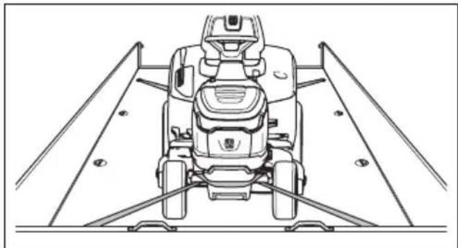 HUSQVARNA TS 218T - 운송을 위해 제품을 안전하게 부착하는 방법 - 6