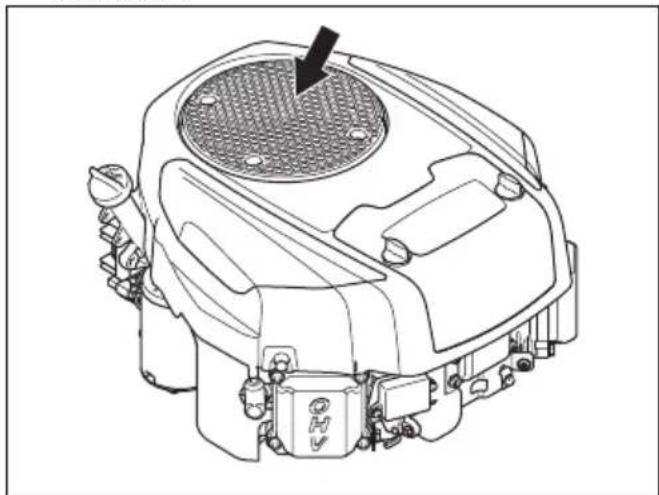 HUSQVARNA TS 218T - エンジンのエアインテークの清掃 - 2