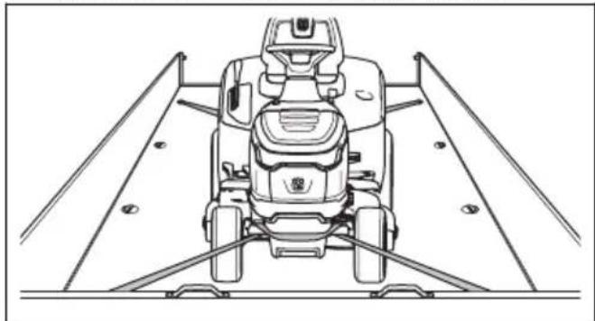 HUSQVARNA TS 218T - 搬送のために本製品を安全に取り付ける方法 - 6