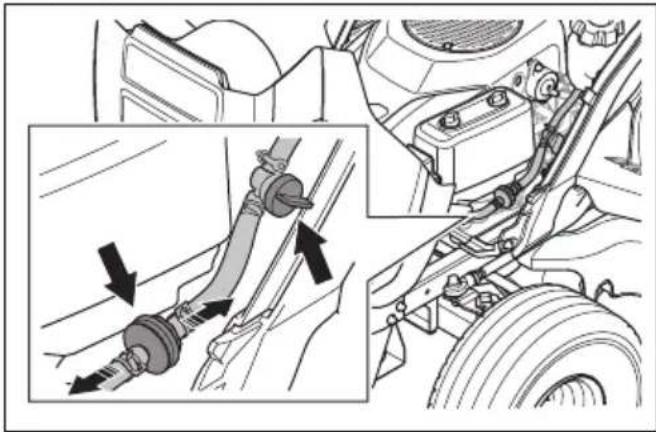 HUSQVARNA TS 218T - 更换燃油滤清器 - 1