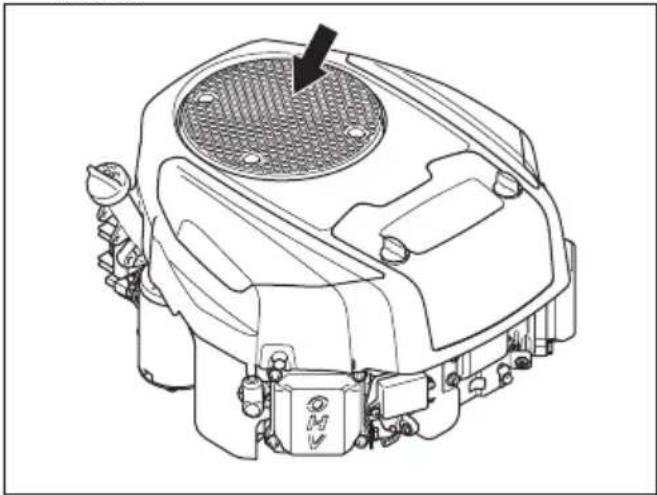 HUSQVARNA TS 218T - To clean the air intake of the engine - 2