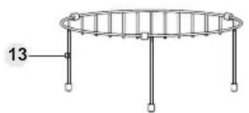 PANASONIC NN-CD58RS - Deurscharnieren - 2