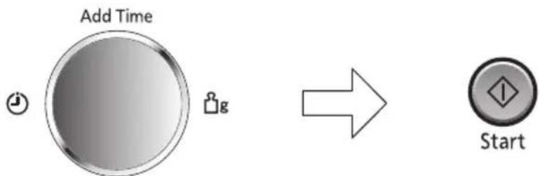 PANASONIC NN-CD58RS - Using the Add Time Function - 1