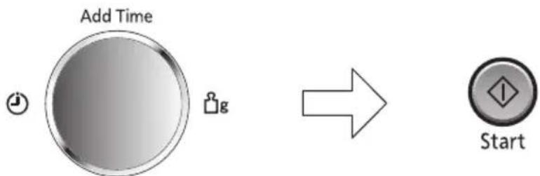 PANASONIC NN-CD58RS - Utilisation de la fonction ajout de temps - 1