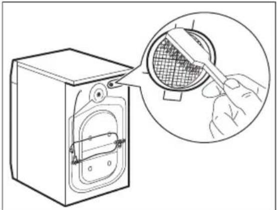 ELECTROLUX WAGLMO500 - Pulizia del tubo di carico e del filtro della valvola - 3