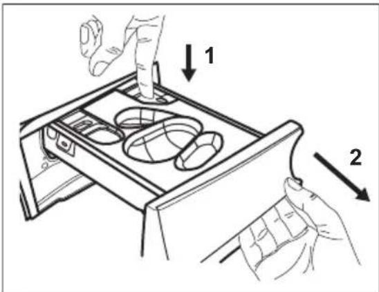 ELECTROLUX WAGLMO500 - Nettoyage du distributeur de lessive - 1