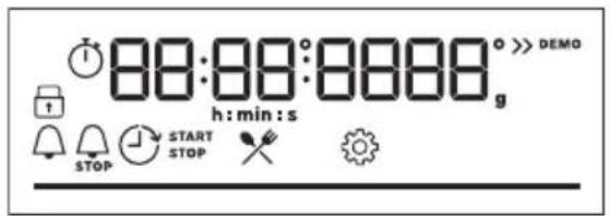 ELECTROLUX EVD6H46GZ - Display indicators - 1