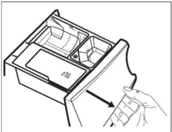 ELECTROLUX WASLMO500 - Filling the detergent and additives - 2