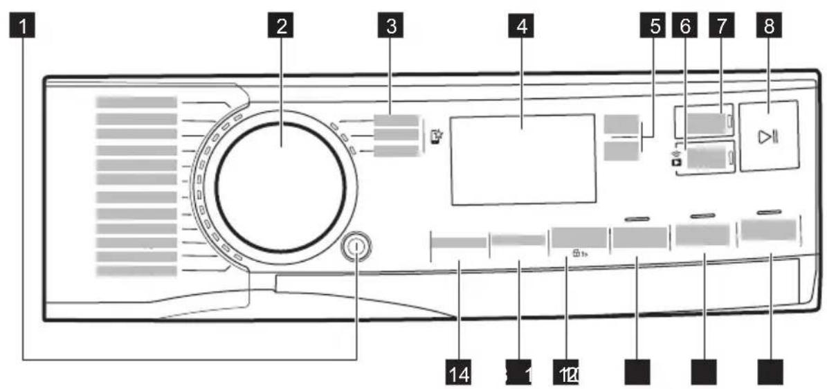 ELECTROLUX WASLMO500 - CONTROL PANEL - 1