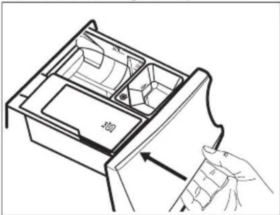 ELECTROLUX WASLMO500 - Filling the detergent and additives - 5