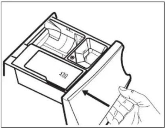 ELECTROLUX WASLMO500 - Ajout du produit de lavage et des additifs - 5
