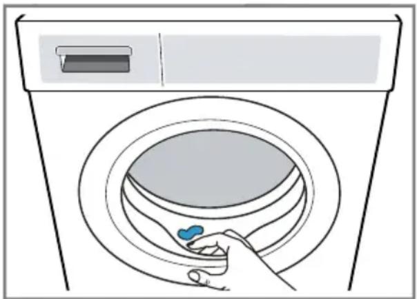 BOSCH WAN2827KFG - Nettoyer le joint en caoutchouc - 1