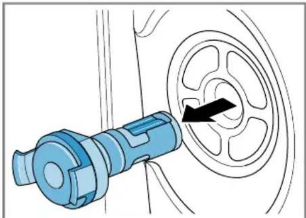 BOSCH WLZ2421SMA - Retrait des cales de transport - 2