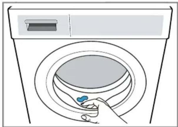 BOSCH WLZ2421SMA - Nettoyer le joint en caoutchouc - 1