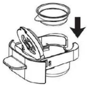 TECHWOOD TCA-026N - Utilisation du filtre à dosettes ESE avec adaptateur pour café moulu : - 2