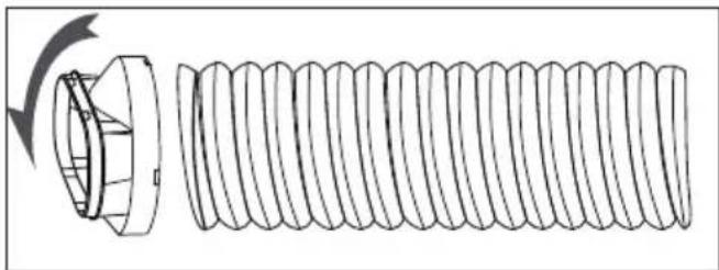 MEDION LIFE P901 (MD 37732) - Abluftschlauch montieren - 2