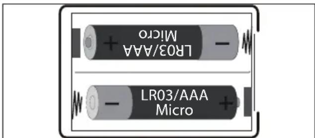 MEDION LIFE P901 (MD 37732) - Mettre les piles dans la télécommande - 1
