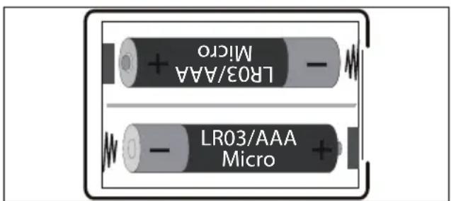 MEDION LIFE P901 (MD 37732) - Batt erijen in de afstandsbediening plaatsen - 1
