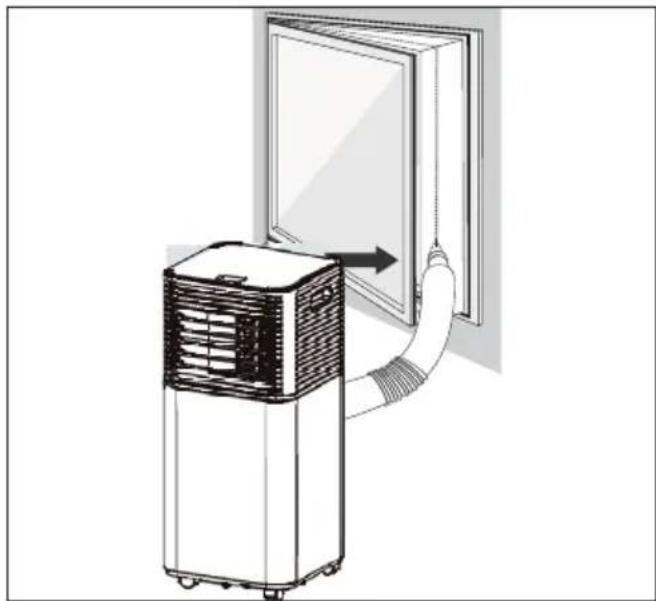 MEDION LIFE P901 (MD 37732) - Montaje de la manguera de salida de aire - 3