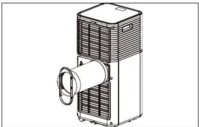 MEDION LIFE P901 (MD 37732) - Mounting the exhaust air hose - 4